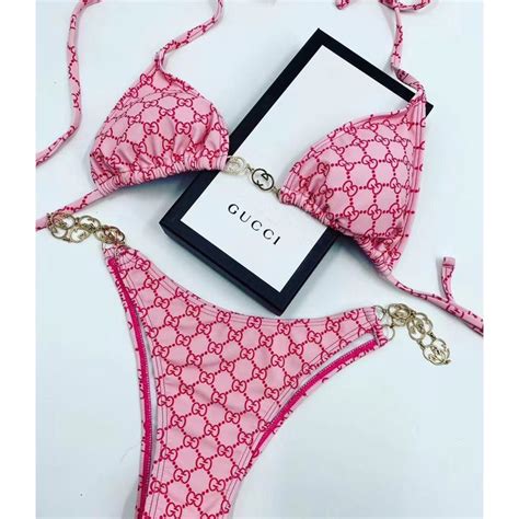 swimwear gucci|Gucci bikini swimsuit.